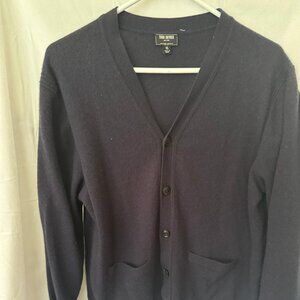 Todd Snyder Blue Cashmere Cardigan XL